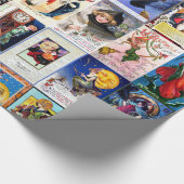 Papier Cadeau Carte postale de cru de Halloween (Coin)