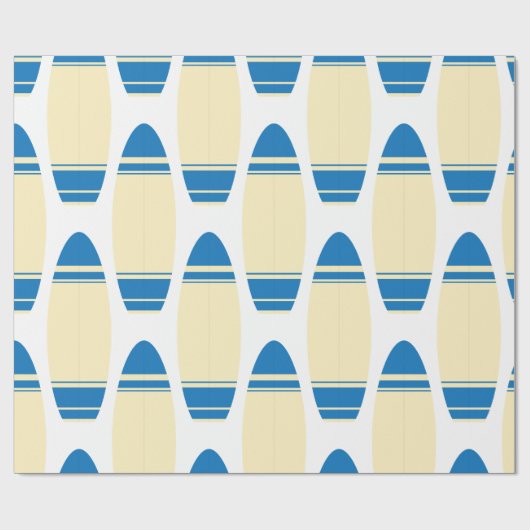 Papier Cadeau Carte surf (Plat)