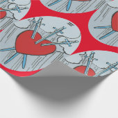 Papier Cadeau Carte Tarot 3 épées Thunder_Cove (Coin)