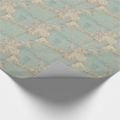 Papier Cadeau Carte vintage de Cape Cod (1917) (Coin)