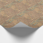 Papier Cadeau Carte vintage de Paris (1575) (Coin)