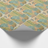 Papier Cadeau Carte vintage de San Francisco (1890) (Coin)