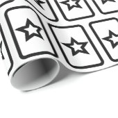 Papier Cadeau Carte Zener | Hollow 5 Pointed Star (Coin rond)