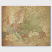 Papier Cadeau Cartes d'antiquités Style 13 Papier à envelopper (Plat)