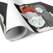 Papier Cadeau Cartes de décès (Coin rond)