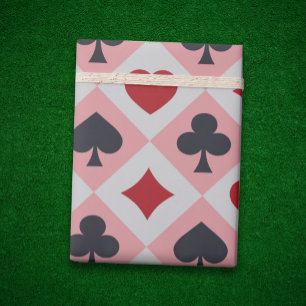 Papier Cadeau Cartes de Jeu vintage Couleurs Papier à envelopper