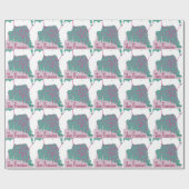 Papier Cadeau cartes San Francisco (Plat)