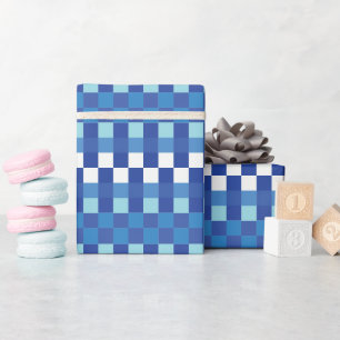 Papier Cadeau Carton bleu Cute moderne