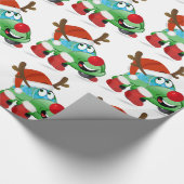 Papier Cadeau Carton de la voiture de Noël (Coin)