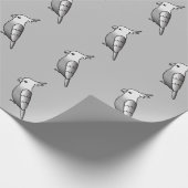 Papier Cadeau Carton mignon Whiteface Cockatiel Parrot Birds (Coin)