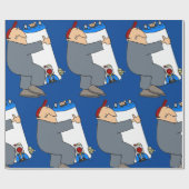 Papier Cadeau Cartoon (Plat)