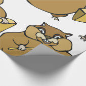 Papier Cadeau Cartoon Hamster