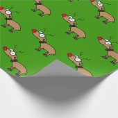 Papier Cadeau Cartoon Reindeer (Coin)