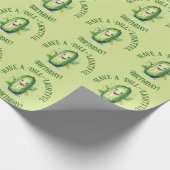 Papier Cadeau Cartoon vert mignon Picket Anniversaire (Coin)