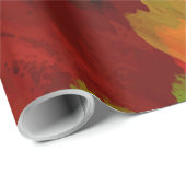 Papier Cadeau Cascade aquarelle, nature 2 (Coin rond)