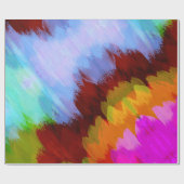 Papier Cadeau Cascade aquarelle, nature 2 (Plat)