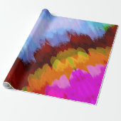 Papier Cadeau Cascade aquarelle, nature 2 (Déroulé)