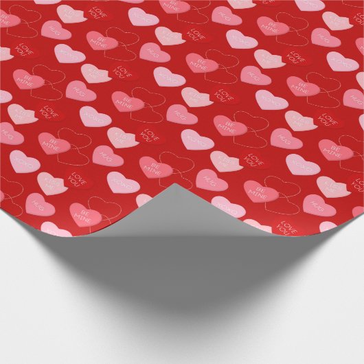 Papier Cadeau Cascade Candy Heart (Coin)