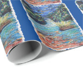 Papier Cadeau Cascade colorée (Coin rond)