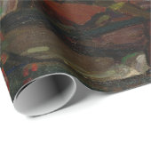 Papier Cadeau Cascade de Woodland Paysage du Canada par Tom Thom (Coin rond)