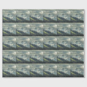 Papier Cadeau Cascade nord : Majestic Mountain Peak. (Plat)