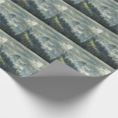 Papier Cadeau Cascade nord : Majestic Mountain Peak. (Coin)