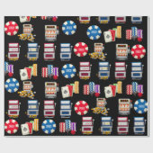 Papier Cadeau Casino personnalisé (Plat)