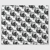 Papier Cadeau Casque de chevalier (Plat)