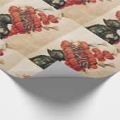 PAPIER CADEAU CASQUE DE NUIT ANTIQUE, DRAGONS ET ROUGE (Coin)