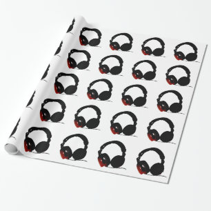 Papier Cadeau Casque Pop Art