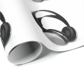 Papier Cadeau Casque Pop Art (Coin rond)