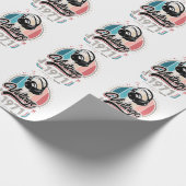 Papier Cadeau Casques vintages depuis 1971 (Coin)