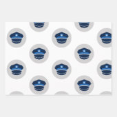 Papier cadeau casquette d'agent de police (Devant 2)