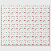 Papier Cadeau Casquette de Noël Cowboy (Plat)