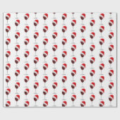 Papier Cadeau Casquette De Vacances Sur Le Vin Rouge (Plat)