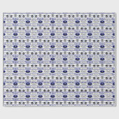 Papier Cadeau Casquette de voiture de policier motif (Plat)