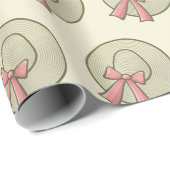 Papier Cadeau Casquette large Brimé jaune (Coin rond)