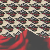 Papier Cadeau Casquette Steampunk avec Red Roses Noël