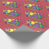 Papier Cadeau Casquettes de la fête d'anniversaire (Coin)