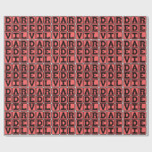 Papier Cadeau Casse-cou, Preneur de risques (Plat)