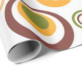 Papier Cadeau Casse-gueules MCM marron  (Coin rond)