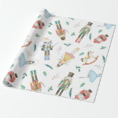 Papier Cadeau Casse-Noisette Aquarelle (Déroulé)