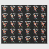 Papier Cadeau Casse-noix Deez Nuts Noël drôle (Plat)