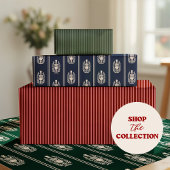 Papier Cadeau Casse-noix élégant vert foncé