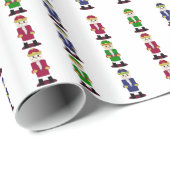 Papier Cadeau Casse-noix en bois (Coin rond)