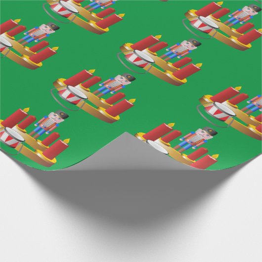 Papier Cadeau Casse-noix et bougies (Coin)