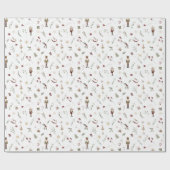 Papier Cadeau Casse-noix moderne Ballerina Souris King Noël (Plat)