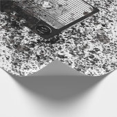 Papier Cadeau Cassette audio rétro (Coin)