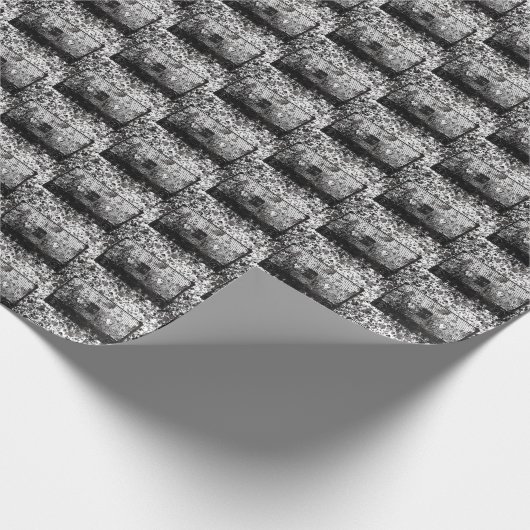 Papier Cadeau Cassette audio rétro (Coin)