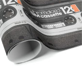 Papier Cadeau Cassette vintage BASF : Élément du collecteur (Coin rond)